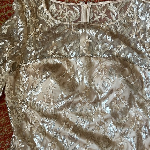 Sequin and embroidered maxi dress/ special occasion - Picture 3 of 4